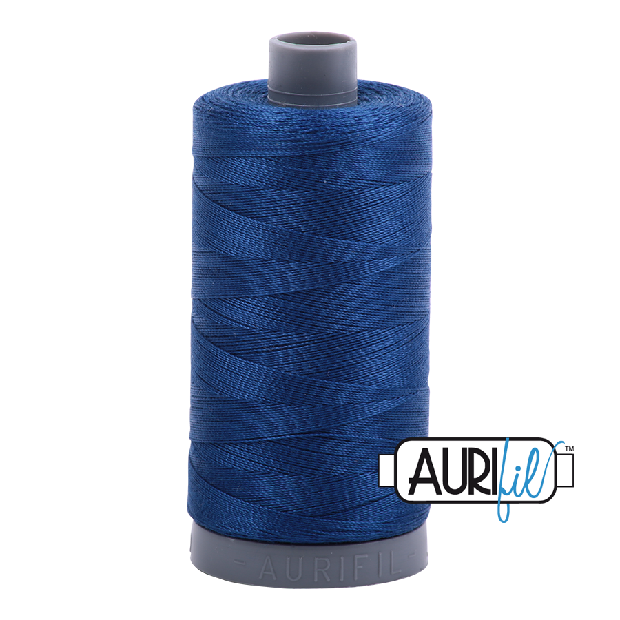 2780 Dark Delft Blue  - Aurifil 28wt Thread 820yd Spool