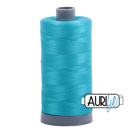 2810 Turquoise  - Aurifil 28wt Thread 820yd Spool