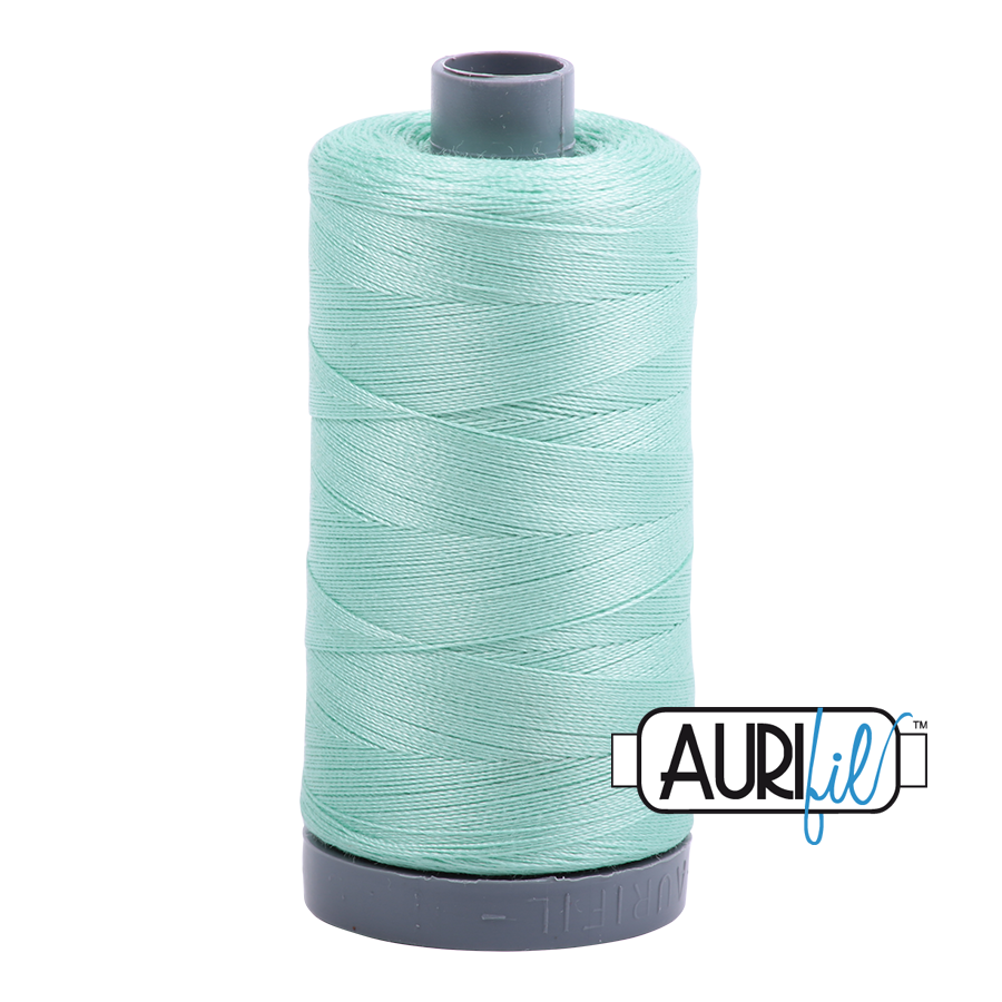 2835 Medium Mint  - Aurifil 28wt Thread 820yd Spool