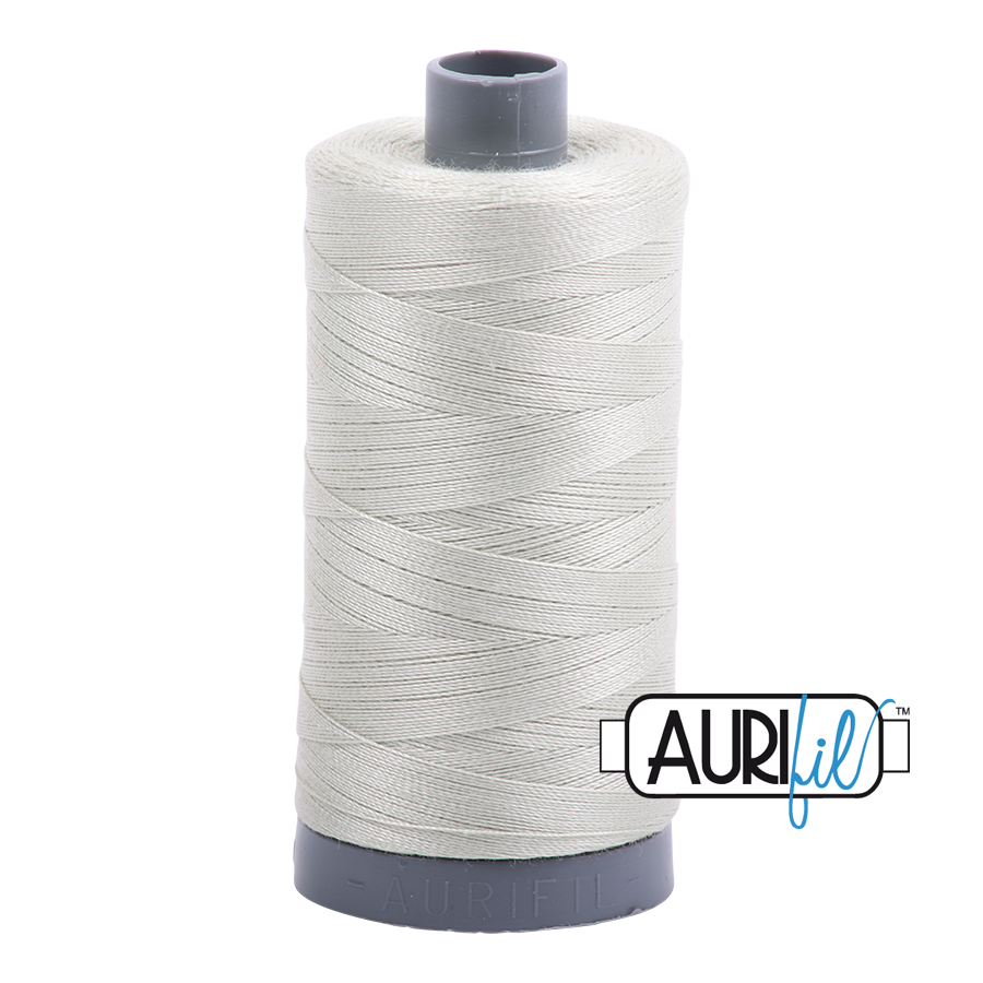 2843 Light Grey Green  - Aurifil 28wt Thread 820yd Spool