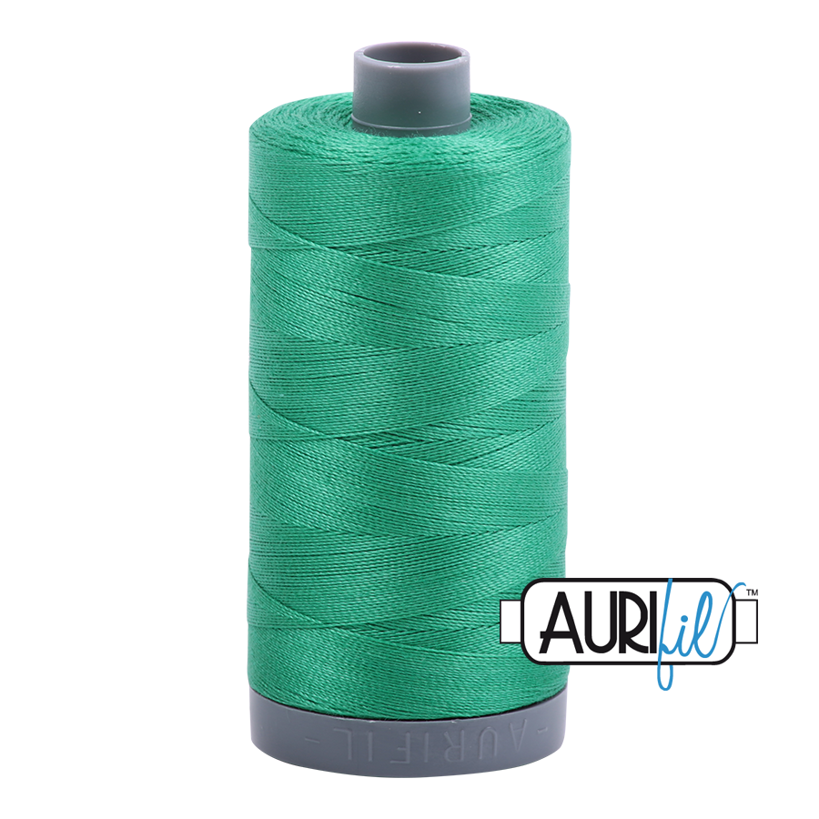 2865 Emerald  - Aurifil 28wt Thread 820yd Spool