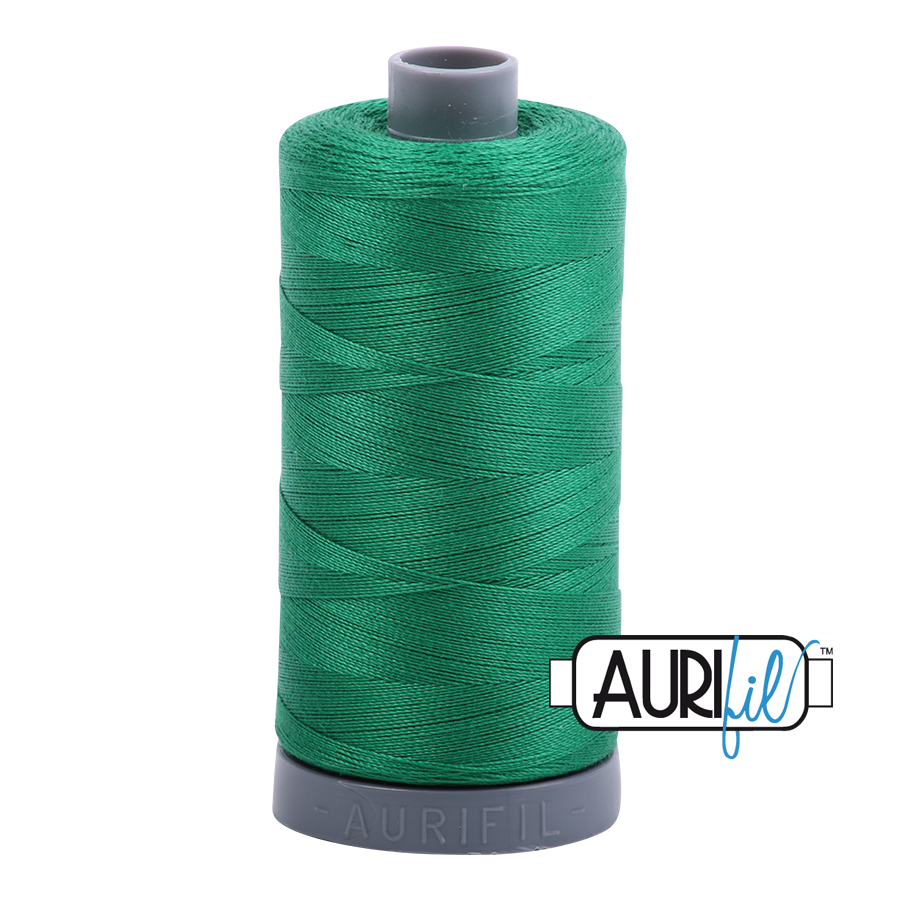 2870 Green  - Aurifil 28wt Thread 820yd Spool