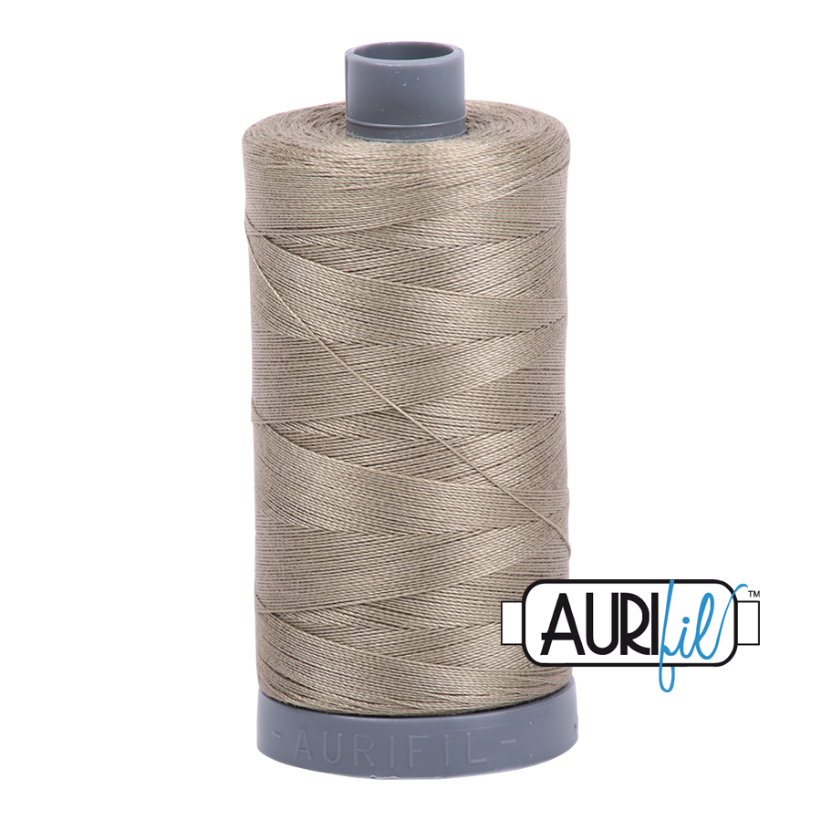 2900 Light Khaki Green  - Aurifil 28wt Thread 820yd Spool