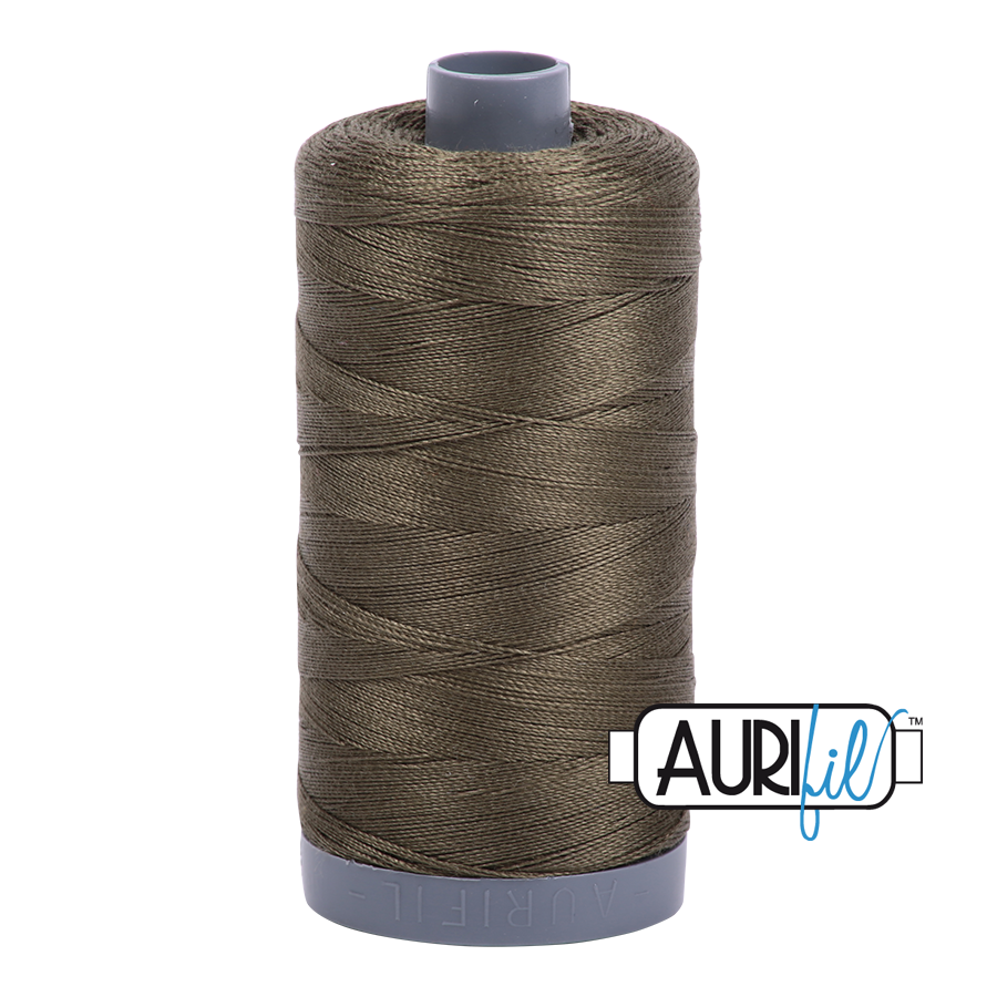 2905 Army Green  - Aurifil 28wt Thread 820yd Spool