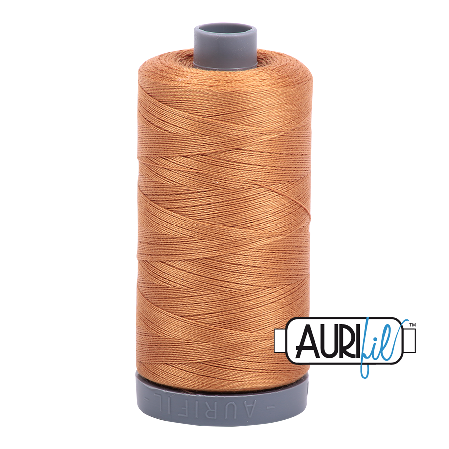 2930 Golden Toast  - Aurifil 28wt Thread 820yd Spool