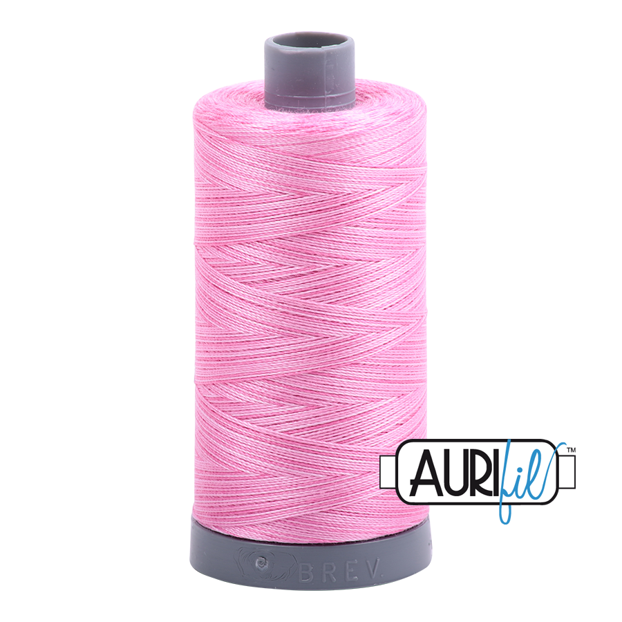 3660 Bubblegum  - Aurifil 28wt Variegated Thread 820yd