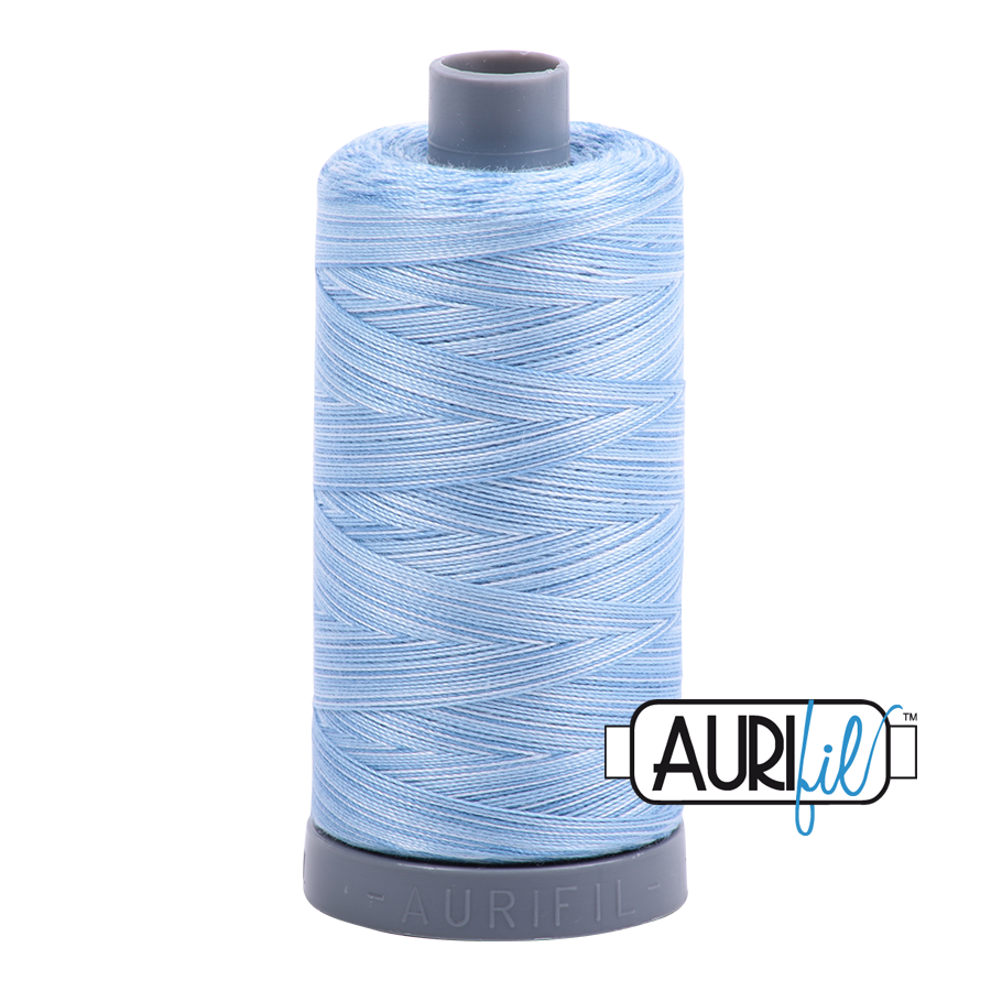 3770 Stonewashed Denim  - Aurifil 28wt Variegated Thread 820yd