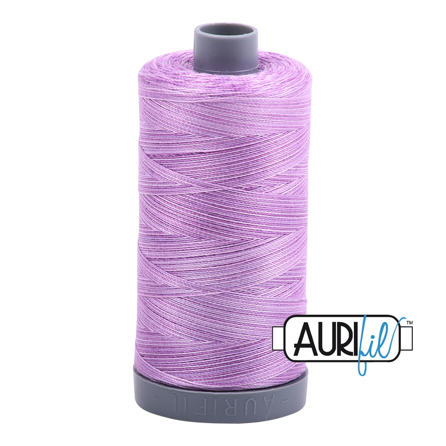 3840 French Lilac  - Aurifil 28wt Variegated Thread 820yd