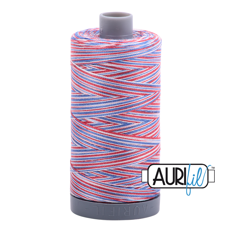 3852 Liberty  - Aurifil 28wt Variegated Thread 820yd