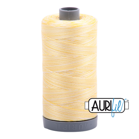 3910 Lemon Ice  - Aurifil 28wt Variegated Thread 820yd