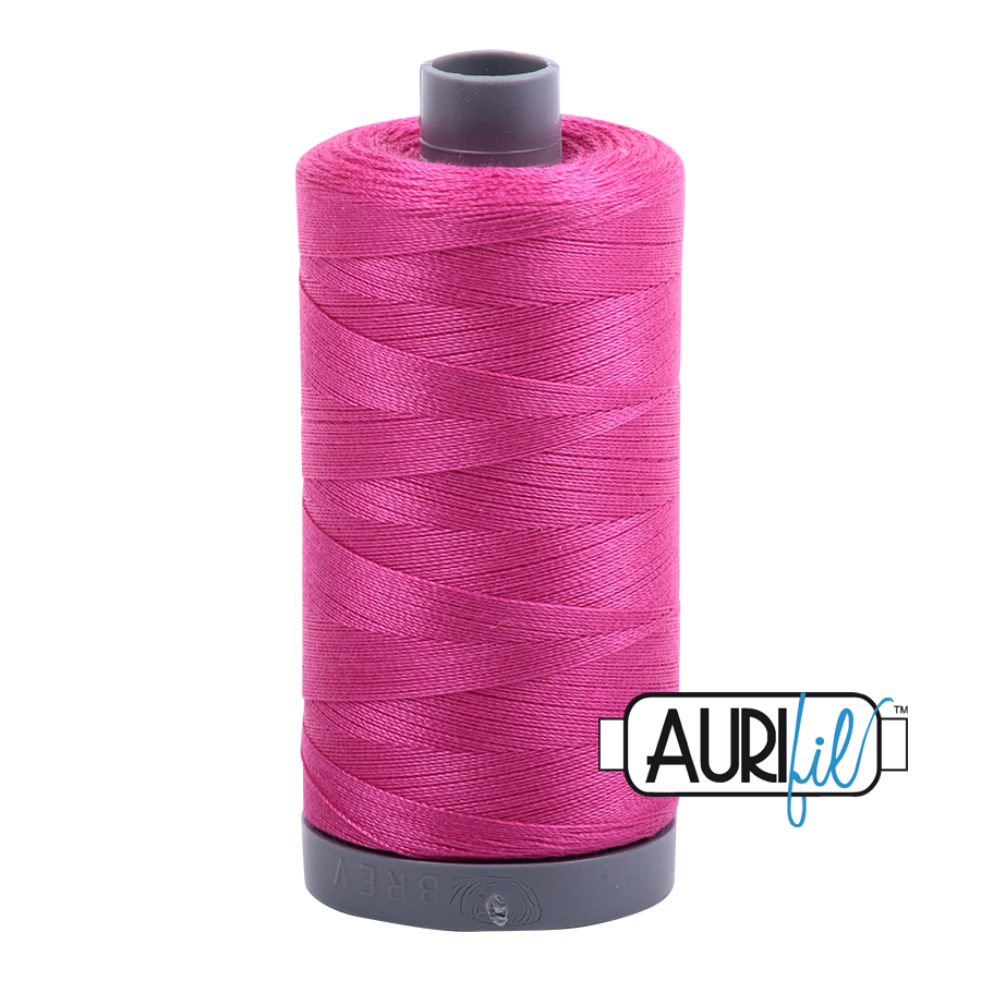 4020 Fuchsia  - Aurifil 28wt Thread 820yd Spool