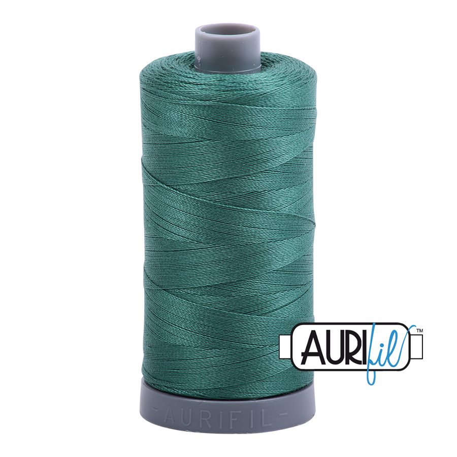 4129 Turf Green  - Aurifil 28wt Thread 820yd Spool