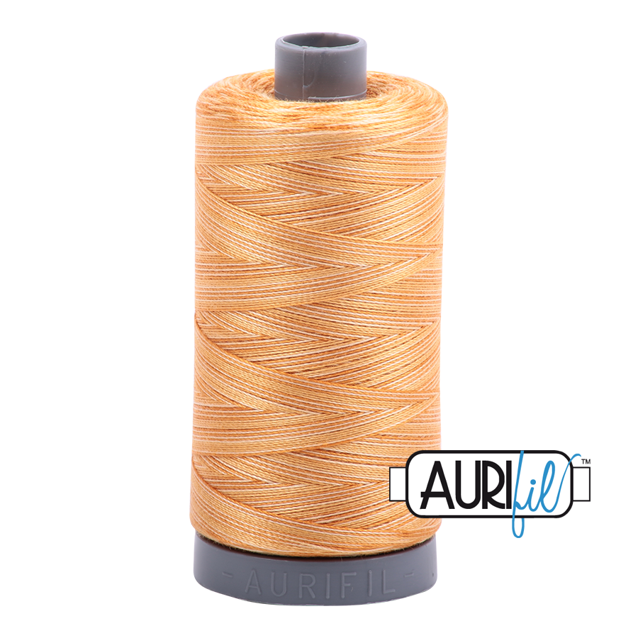 4150 Creme Brule  - Aurifil 28wt Variegated Thread 820yd