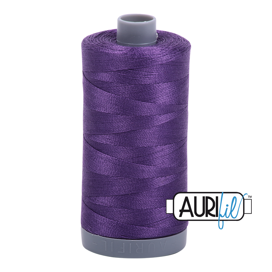 4225 Eggplant  - Aurifil 28wt Thread 820yd Spool