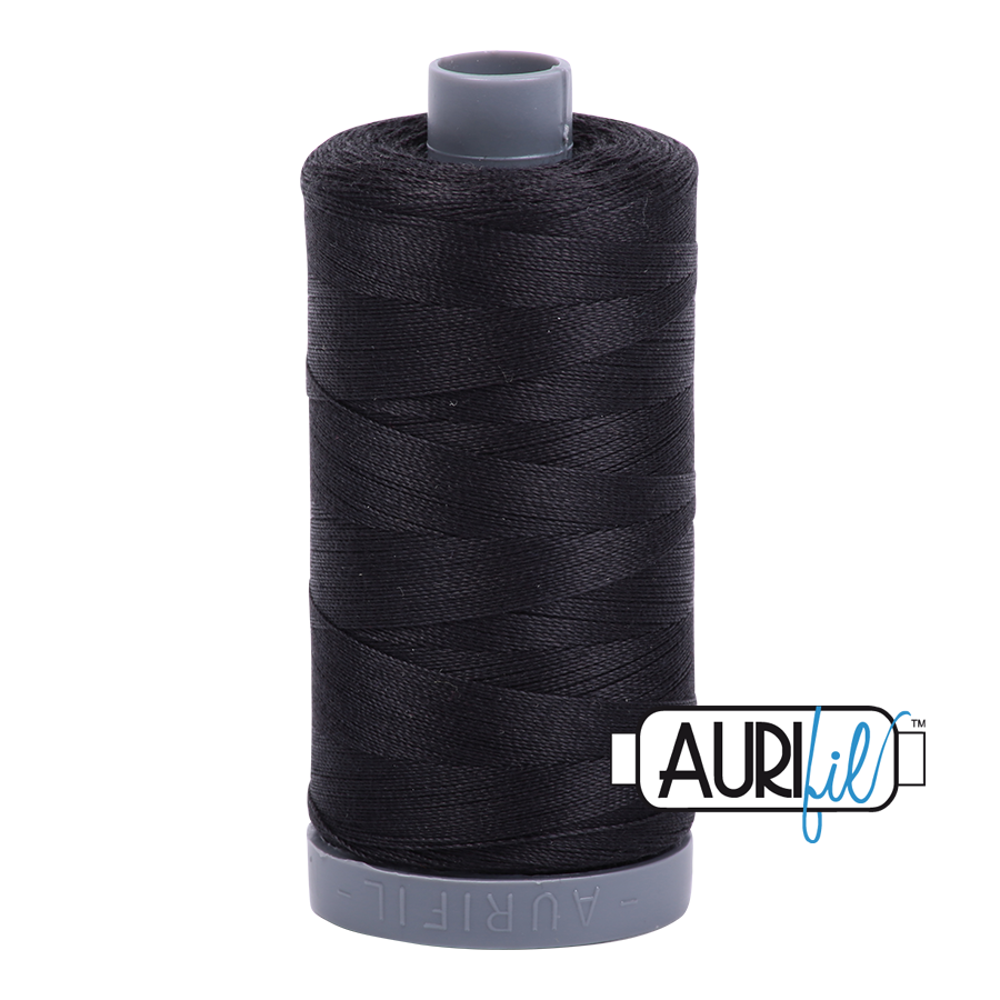 4241 Very Dark Grey  - Aurifil 28wt Thread 820yd Spool