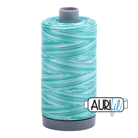 4654 Seamist  - Aurifil 28wt Variegated Thread 820yd