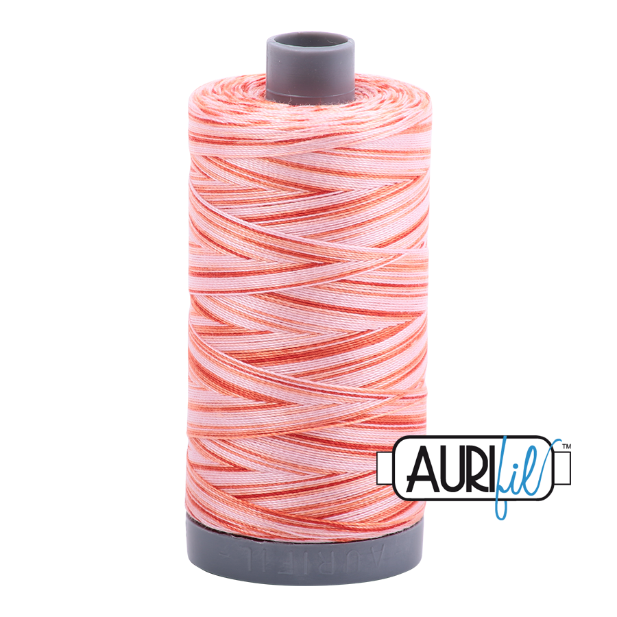 4659 Mango Mist  - Aurifil 28wt Variegated Thread 820yd