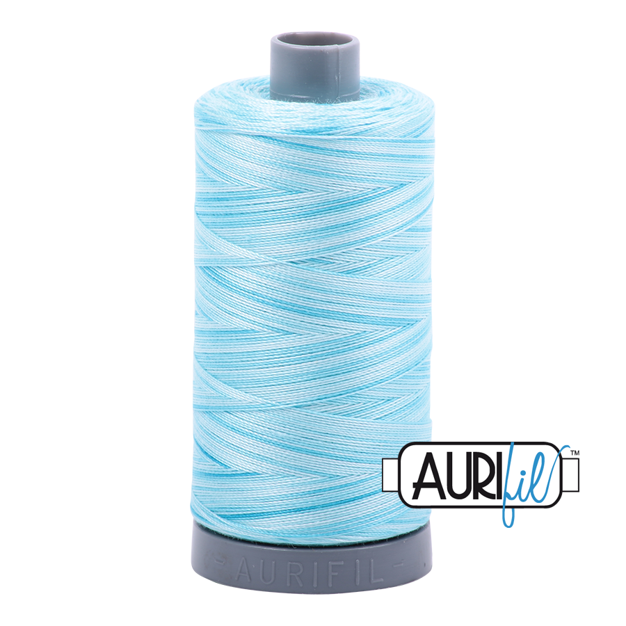 4663 Baby Blue Eyes  - Aurifil 28wt Variegated Thread 820yd