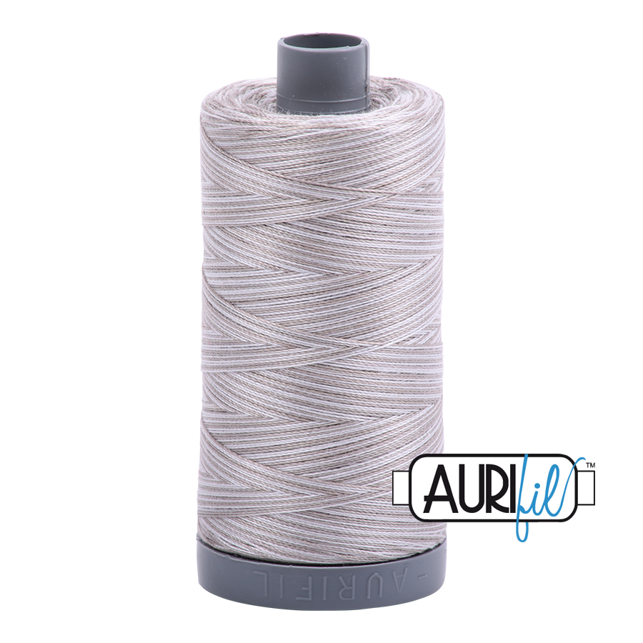 4670 Silver Fox - Aurifil 40wt Variegated Thread