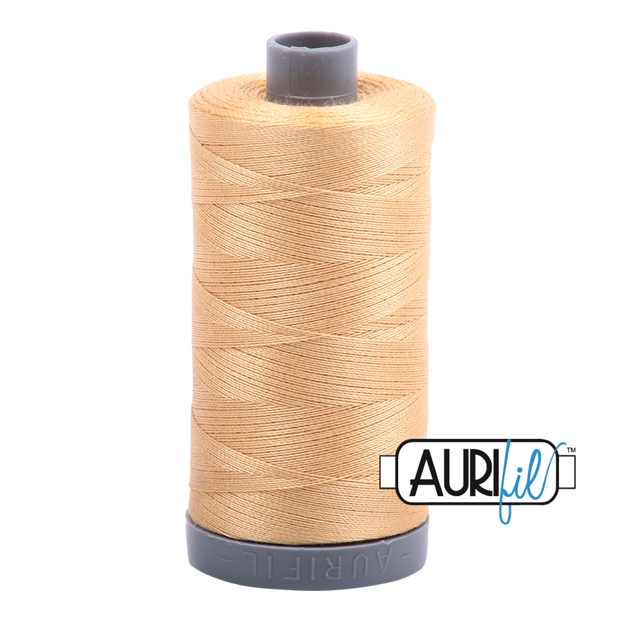 5001 Ocher Yellow  - Aurifil 28wt Thread 820yd Spool