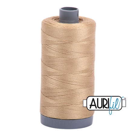 5010 Beige  - Aurifil 28wt Thread 820yd Spool