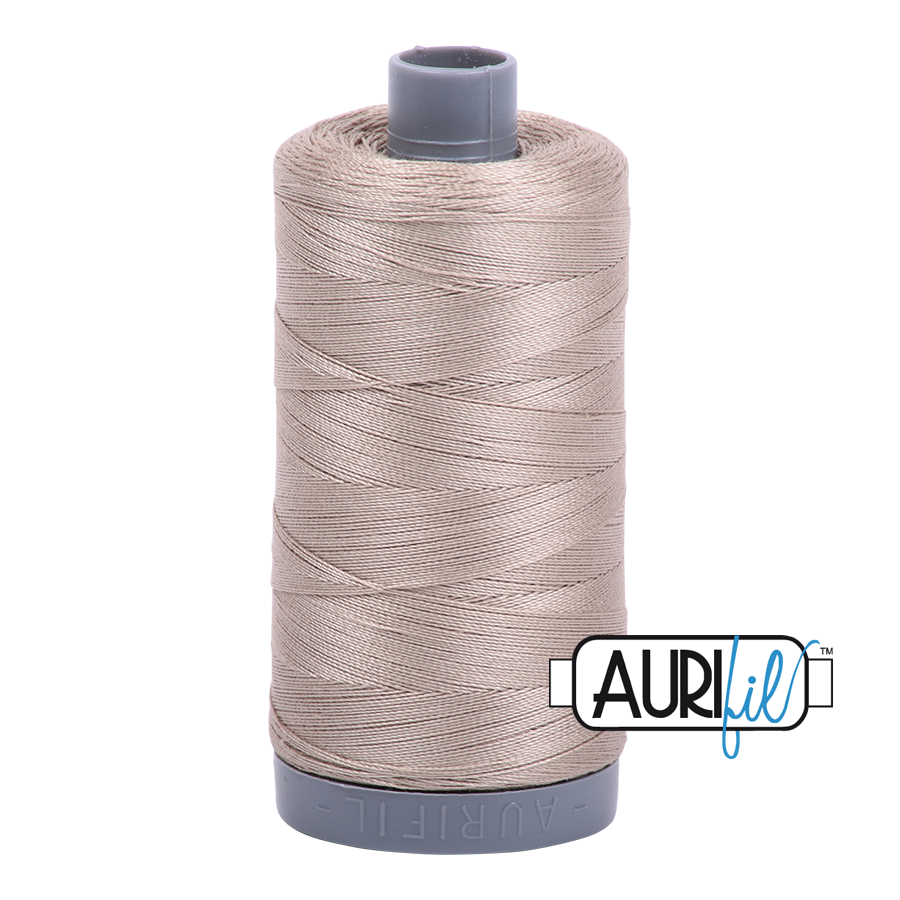 5011 Rope Beige  - Aurifil 28wt Thread 820yd Spool