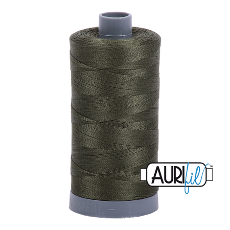 5012 Dark Green  - Aurifil 28wt Thread 820yd Spool