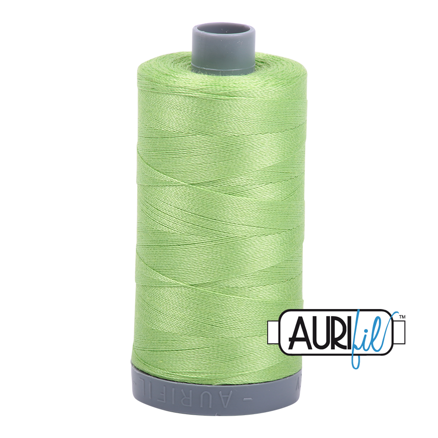 5017 Shining Green  - Aurifil 28wt Thread 820yd Spool