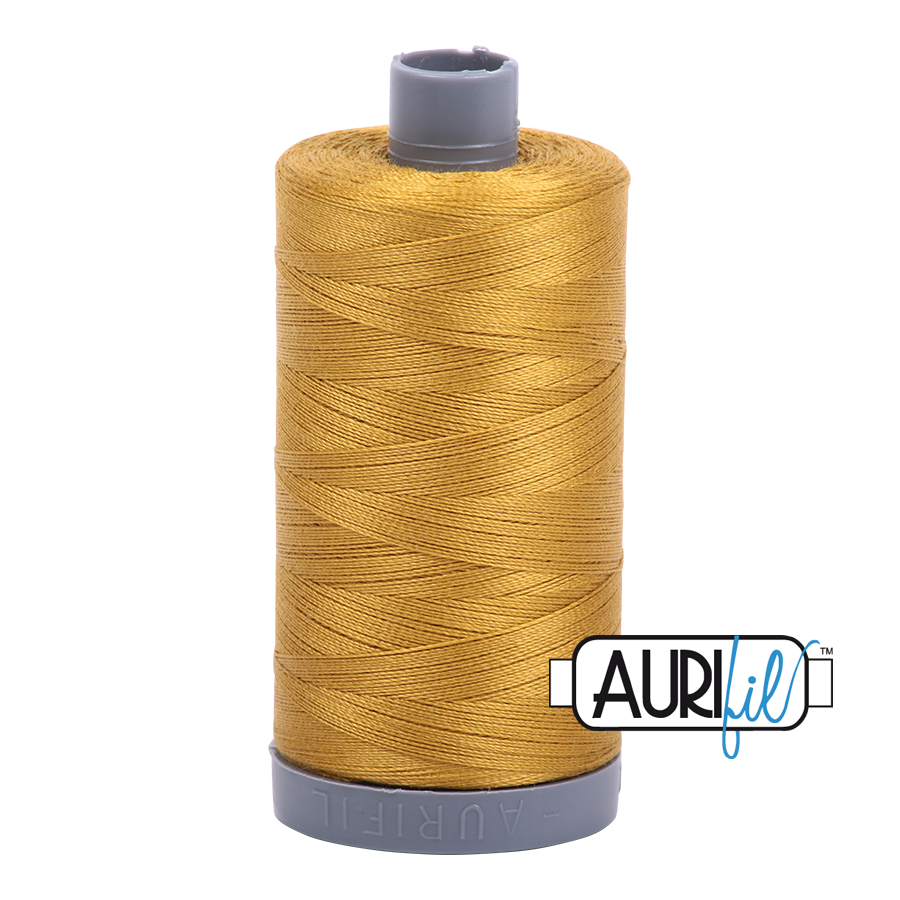 5022 Mustard  - Aurifil 28wt Thread 820yd Spool