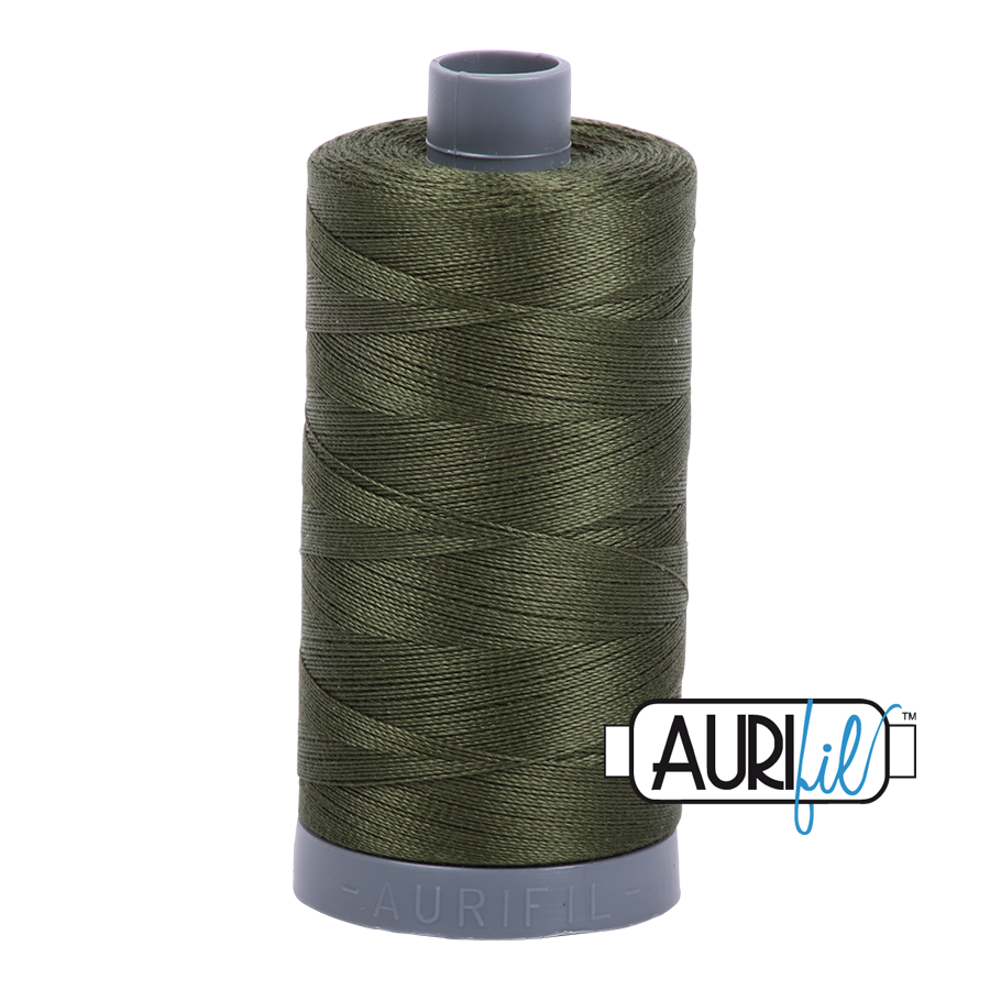 5023 Medium Green  - Aurifil 28wt Thread 820yd Spool