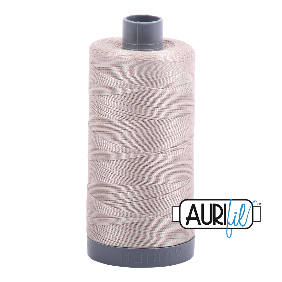 6711 Pewter  - Aurifil 28wt Thread 820yd Spool