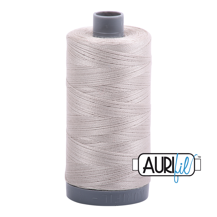 6725 Moondust  - Aurifil 28wt Thread 820yd Spool