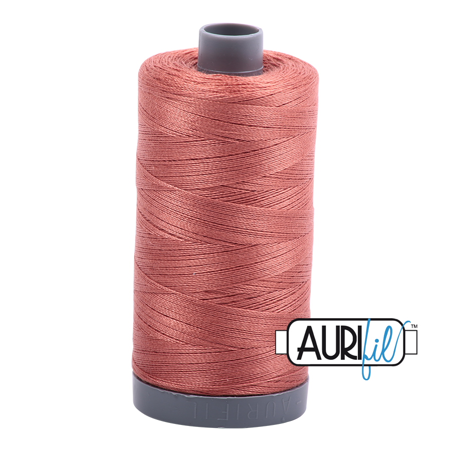 6728 Cinnabar  - Aurifil 28wt Thread 820yd Spool