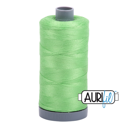 6737 Shamrock Green  - Aurifil 28wt Thread 820yd Spool