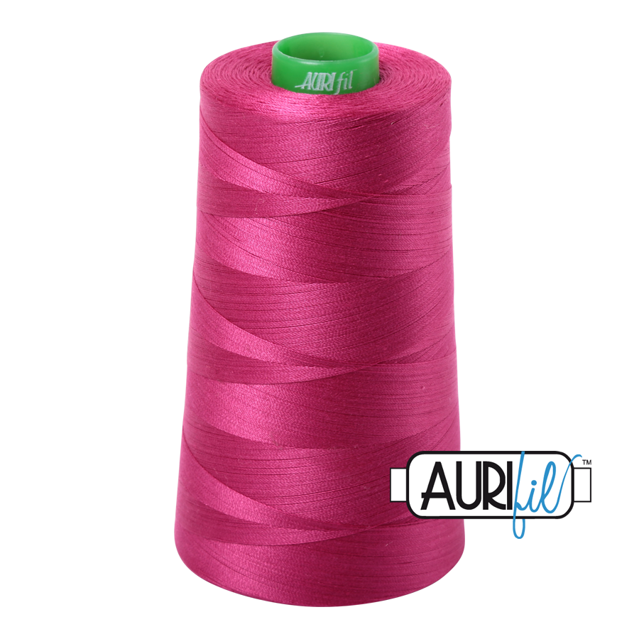 1100 Red Plum  - Aurifil 40wt Thread 5140yd
