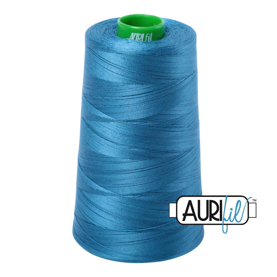 1125 Medium Teal  - Aurifil 40wt Thread 5140yd