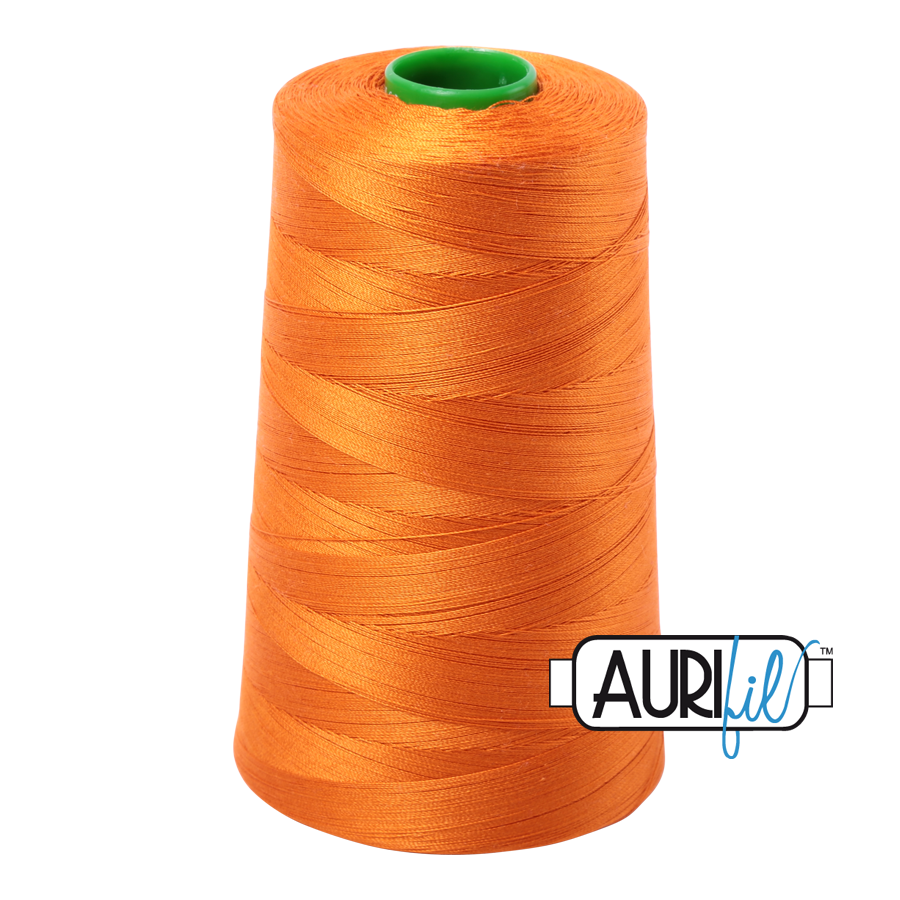 1133 Bright Orange  - Aurifil 40wt Thread 5140yd