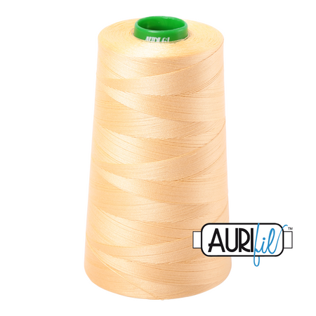 2130 Medium Butter  - Aurifil 40wt Thread 5140yd