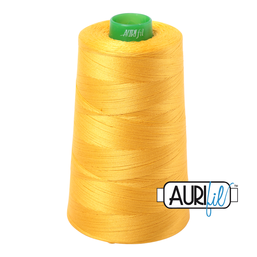 2135 Yellow  - Aurifil 40wt Thread 5140yd