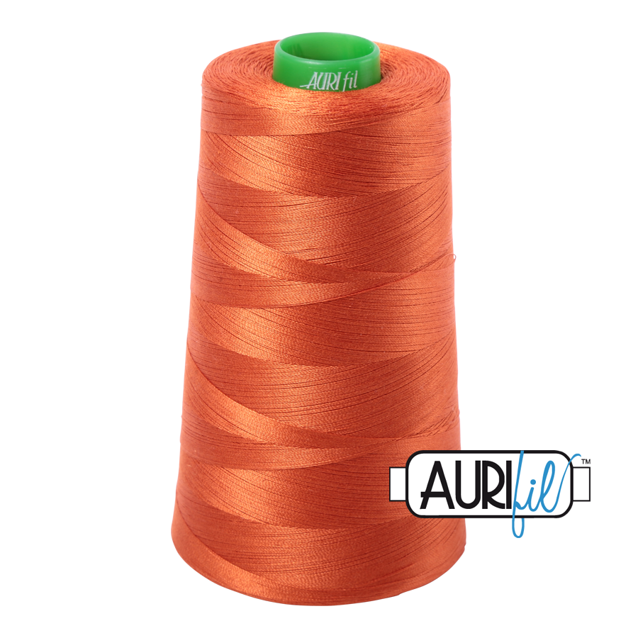 2240 Rusty Orange  - Aurifil 40wt Thread 5140yd