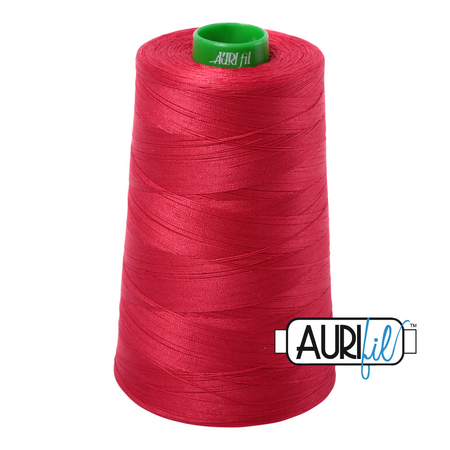 2250 Red  - Aurifil 40wt Thread 5140yd
