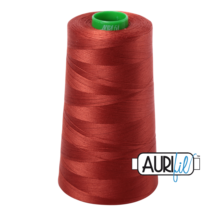 2355 Rust  - Aurifil 40wt Thread 5140yd