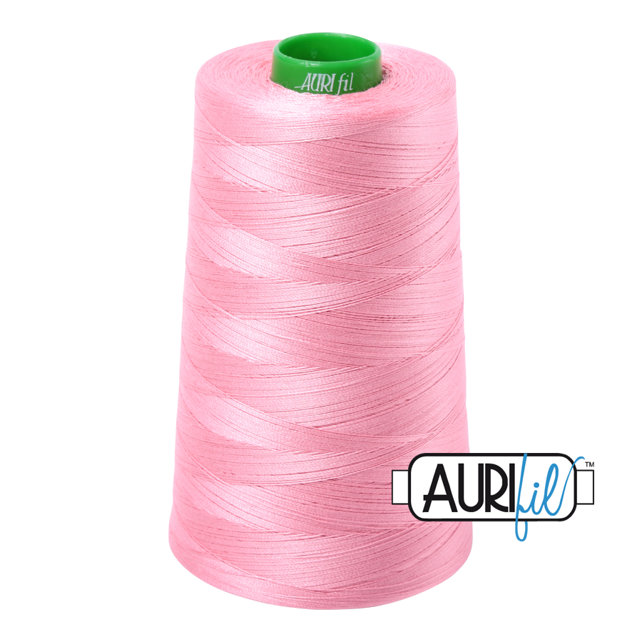 2425 Bright Pink  - Aurifil 40wt Thread 5140yd