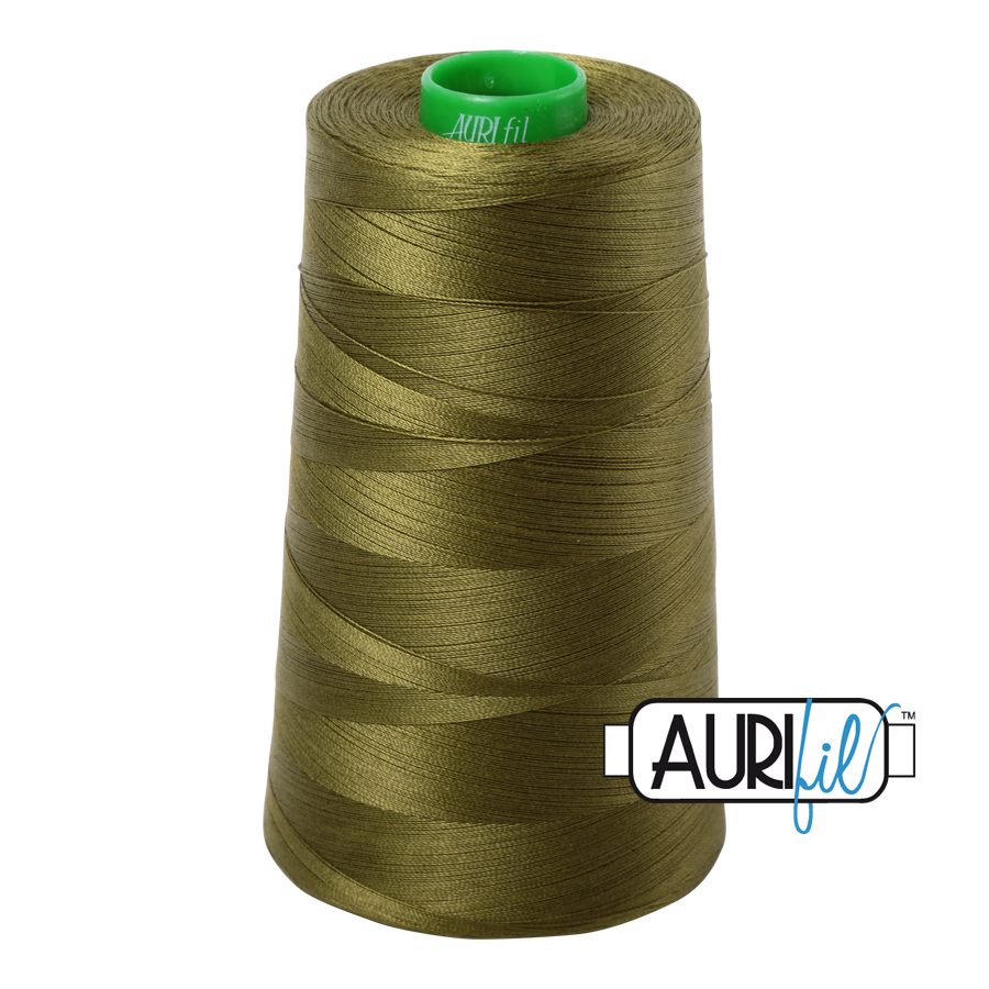 2887 Olive  - Aurifil 40wt Thread 5140yd