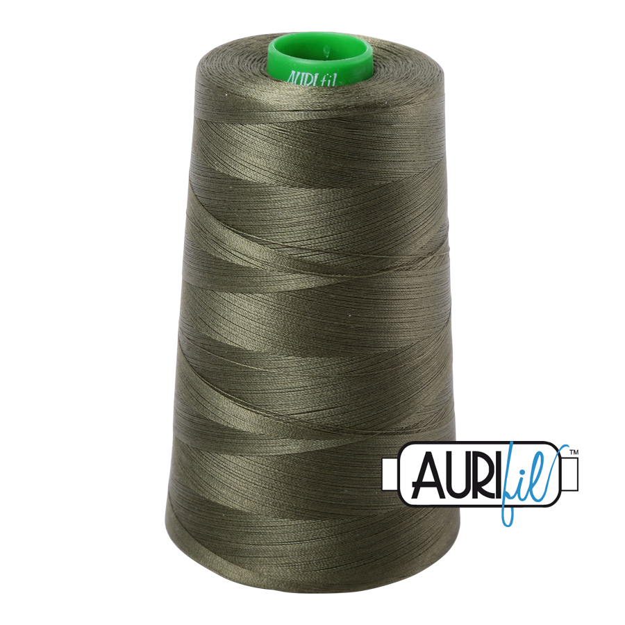 2905 Army Green  - Aurifil 40wt Thread 5140yd
