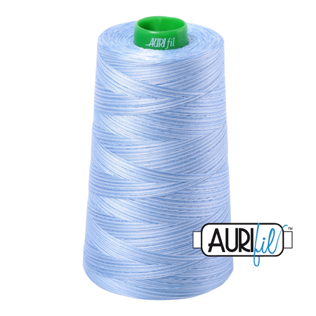 3770 Stonewashed Denim  - Aurifil 40wt Variegated Thread 5140yd