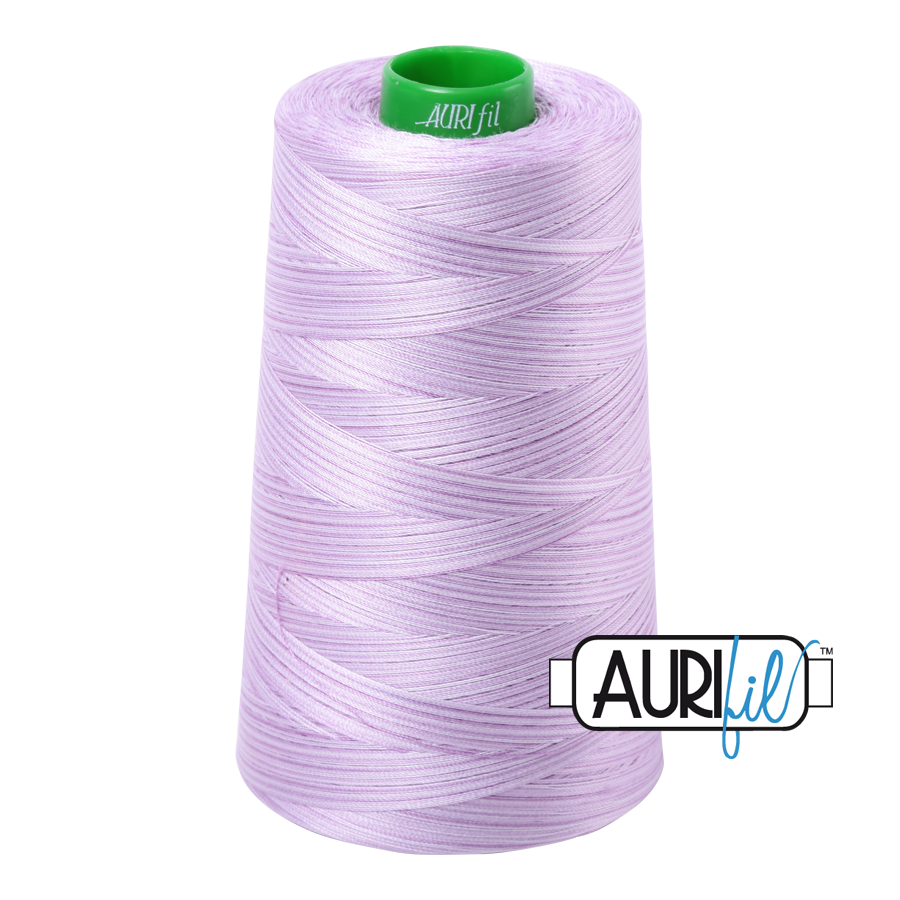3840 French Lilac  - Aurifil 40wt Variegated Thread 5140yd