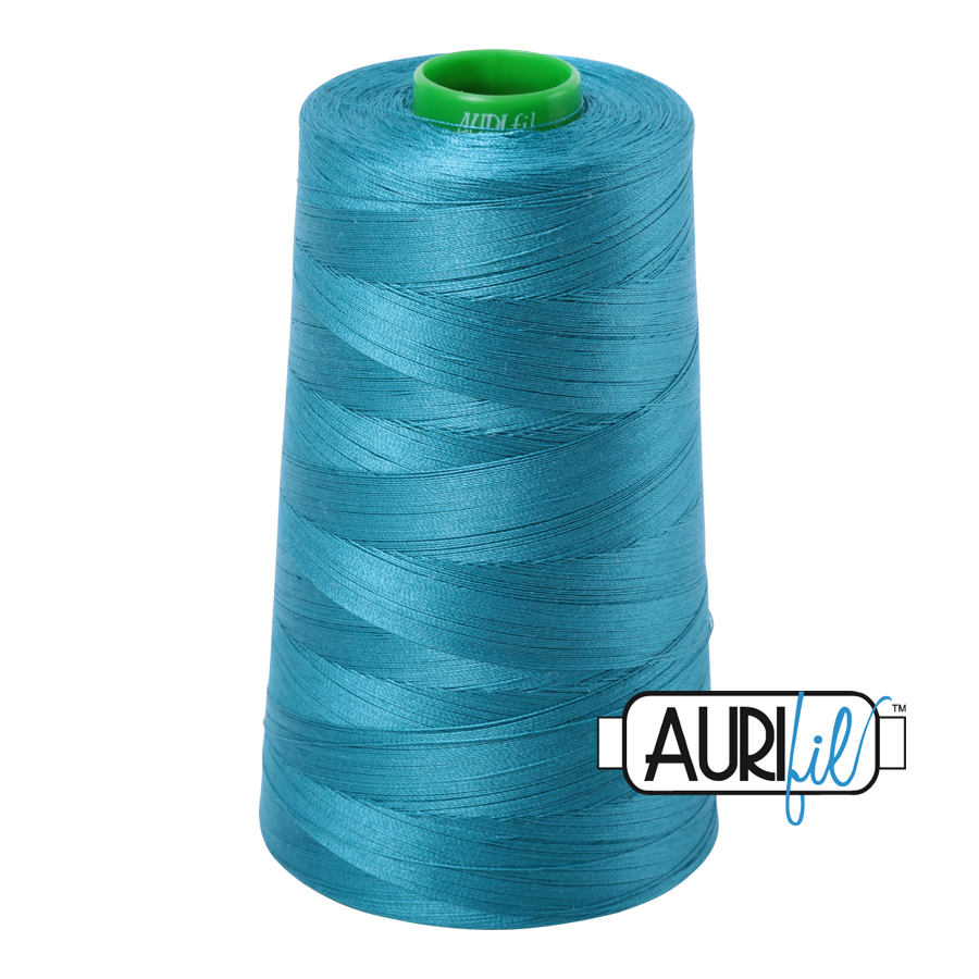 4182 Medium Turquoise  - Aurifil 40wt Thread 5140yd