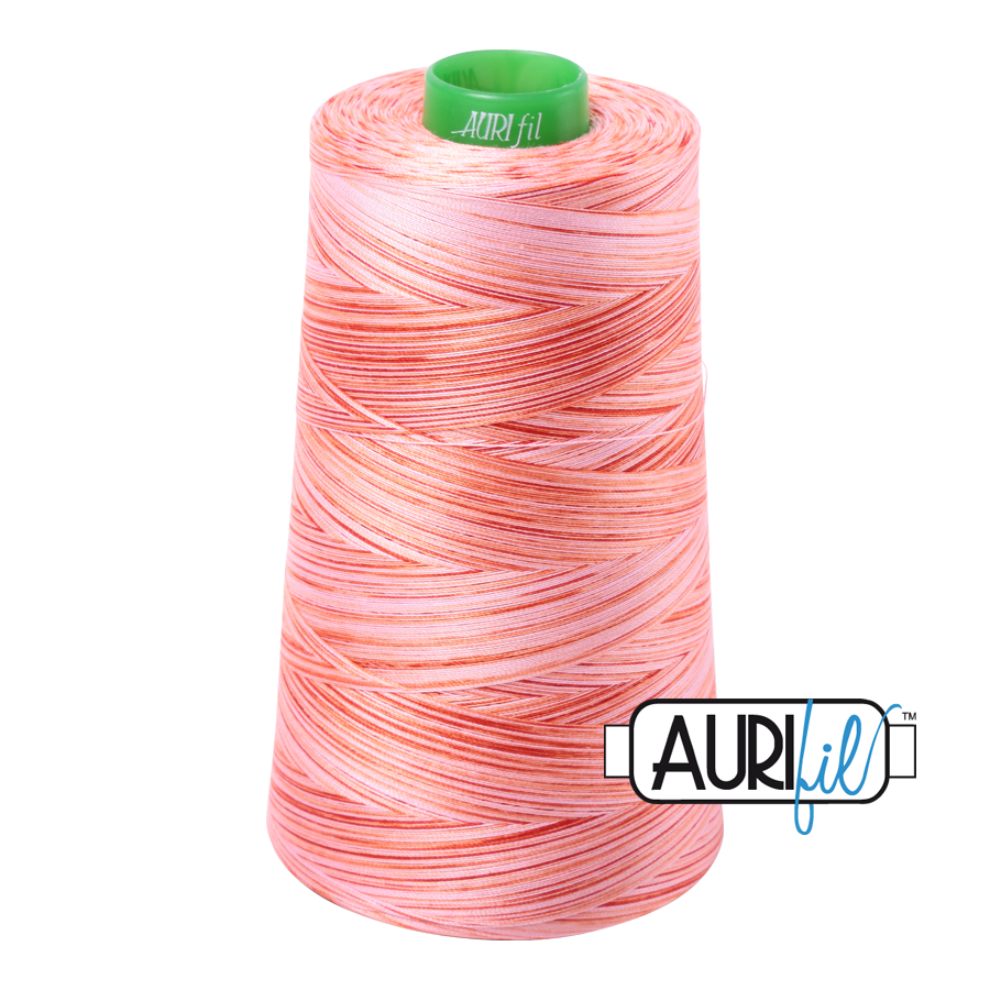 4659 Mango Mist  - Aurifil 40wt Variegated Thread 5140yd