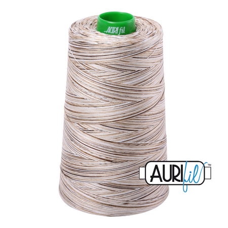 4667 Nutty Nougat  - Aurifil 40wt Variegated Thread 5140yd